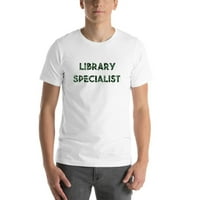 3xl Камо Библиотека Специјалист Памучна Маица Со Кратки Ракави Со Недефинирани Подароци