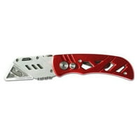 Нож за алатка за преклопување од не'рѓосувачки челик, црвено