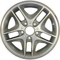 Преиспитано ОЕМ алуминиумско тркало, сребро, се вклопува во 2004 година- Седан од серија BMW