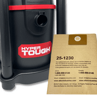 Хипер тешка 25- високо-ефикасна торба за филтрирање за еднократна употреба за 4- галон влажни суви вакууми