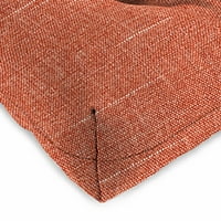Jordanордан Производство на 3-парчиња Тори зајдисонце портокалова цврста перница на отворено со плетени перничиња за столче