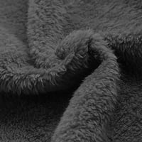 Јакна Отпечатоци патент печатење ќебе Патент јакна удобно ќебе патент Качулка Зимска Волна Јакнистрит Обичен Пуловер