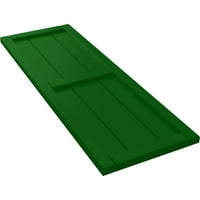 Екена Милхаурд 1 2 W 97 H TRUE FIT PVC, четири одбор врамени одбор-n-batten ролетни, виридијански зеленило