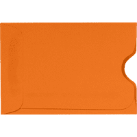 Luxpaper кредитни картички и картички за подароци, ракави, lb, мандарински портокал, 1, пакет, големина 1 2 2