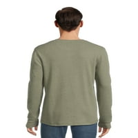 Thermeерџ машка термичка кошула Хенли со долги ракави