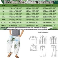 Злекејико Машки Панталони Секојдневни Разноврсни Сите Печатени Лабави Панталони Со Плус Големина Модни Џебни Панталони За Плажа