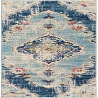 Уметнички ткајачи Флоранза Ориентална тркачка област килим, сина, 2'7 7'3