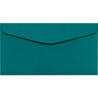 Luxpaper Редовни коверти, 80lb. Teal Blue, 1 2, пакет