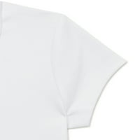 Училиште за девојчиња за чудо на нација Училиште за кратки ракави со кратки ракави, рафле Поло кошула, големини 4-18