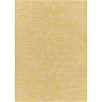 Уметнички ткајачи заслужуваат шафран 6'4 9 'Традиционален килим за област на цветна правоаголник