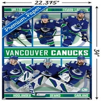 Ванкувер Канакс - Тим Ѕид Постер Со Pushpins, 22.375 34