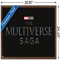 Марвел Мултиверзумот Сага-Логото Ѕид Постер, 22.375 34 Врамени