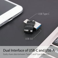 Silicon Power 64 GB Flash Drive C Type C USB 3. Gen Swivel Dual Flash Drive, подготвен за USB C паметни телефони, таблети и нов MacBook