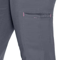 Смитен женско чудо современо тенок фит -отпорен џебови Повлечете го карго -чистачот, стил S201003