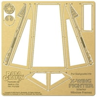 Параграфи Внатрешни Прозорски Рамки За DeAgostini X-Wing PGX229