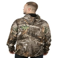 RealTree Edge Men Performance Pullover Hoodie со вратот на вратот