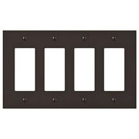 Amerelle 55R4DB Elan Wallplate, рокер, леано метал, бронза на возраст, 1-пакет