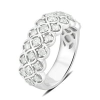 1. Carat T.W Diamond Sterling Silver Anniversary Ring