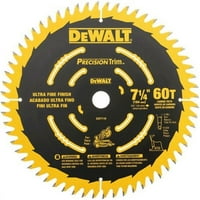 DW7116PT DEWALT DW7116PT 60T Прецизност Трим Митра Видов Сечилото, 60-Заб