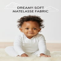 Искрена облека за бебиња бебе или девојче Пол неутрален органски памук центар предниот дел од мателас, покритие