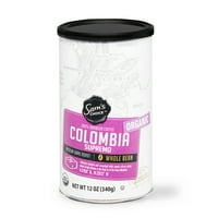 Избор на органско колумбија на Колумбија, средно темно печено, цели грав, оз