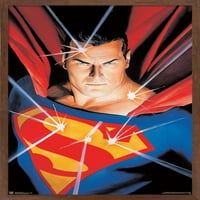 Стрипови-Супермен-Портрет Ѕид Постер, 14.725 22.375