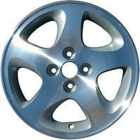 Преиспитано ОЕМ алуминиумско тркало, машинска и средна искра сребрена текстура, се вклопува во 1999 година- Мазда