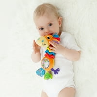 Најдобар сет за подароци на PlayGro, пакет за играчки од 2-во-бебе со мојата мушка од жирафа и топка за откривање